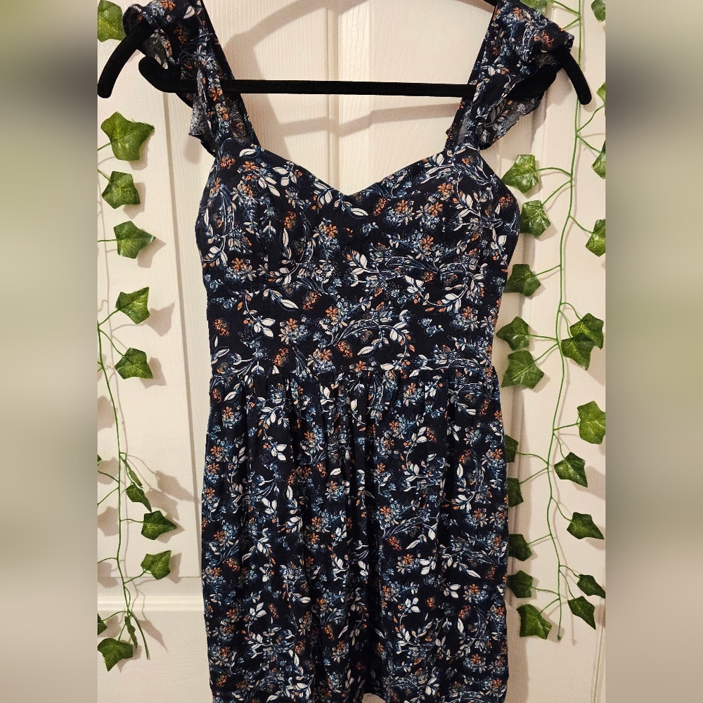 Padded Floral Lily Rose Dress Womens Xs-small
